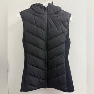 Zara Black Puffer Vest